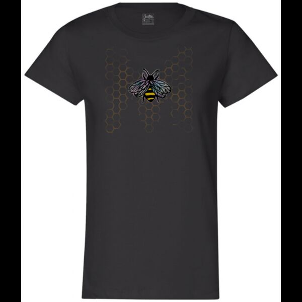 M-BeeLIEVABLE Ladies Crew T-Shirt Thumbnail